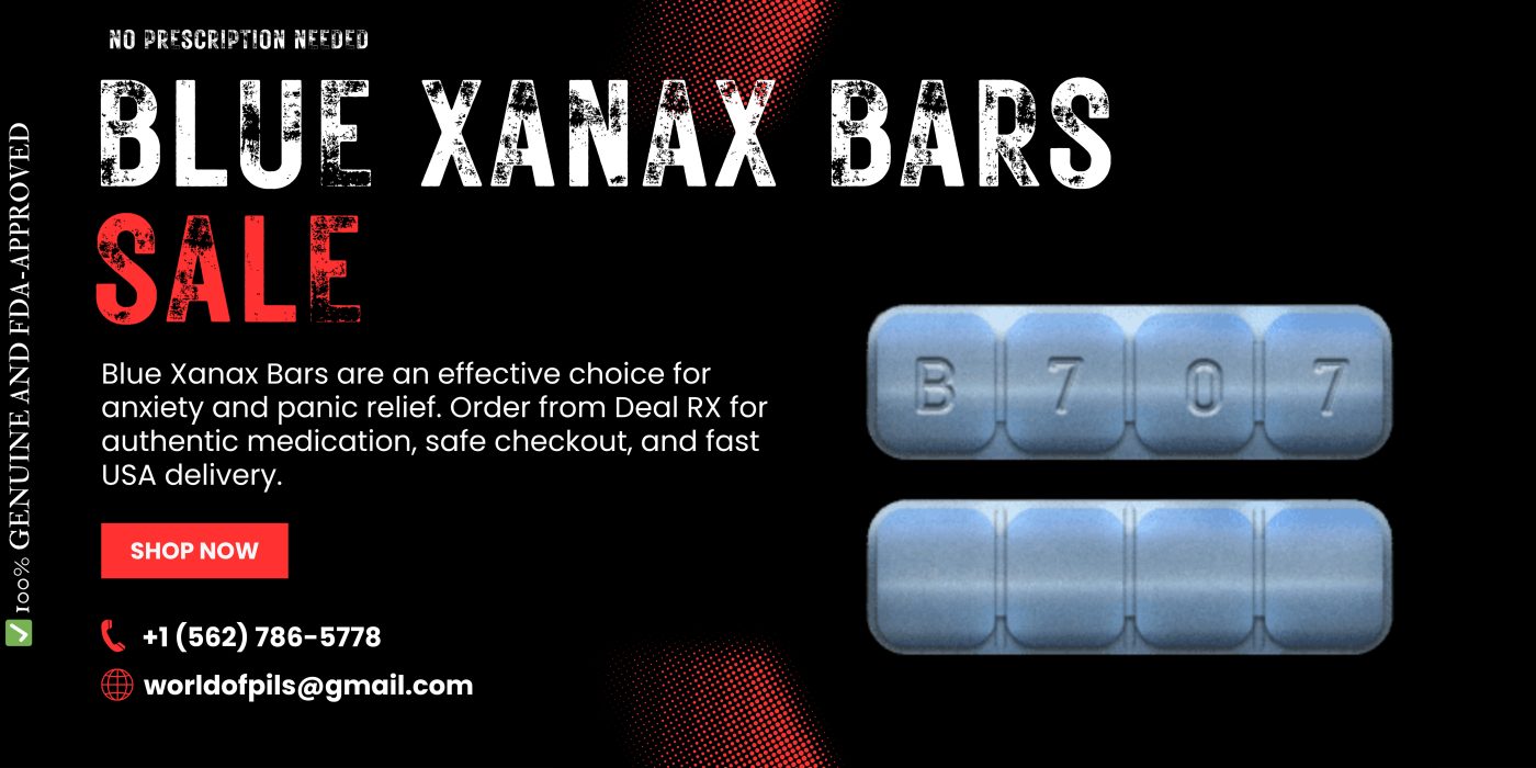Blue Xanax Bars